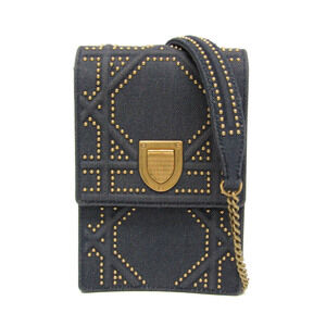 CHRISTIAN DIOR Blue Shoulder Bag